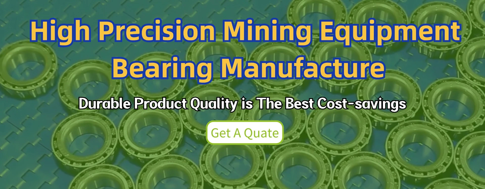 Mining Equipment Bearing Manufacture